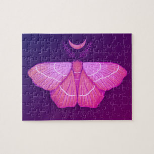Puzzle Lune de lune de lune violet d'insecte magique Cott