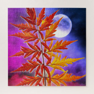 Puzzle Lune et Feuille