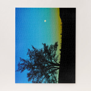 Puzzle Lune sur la ferme du comté de Rockbridge