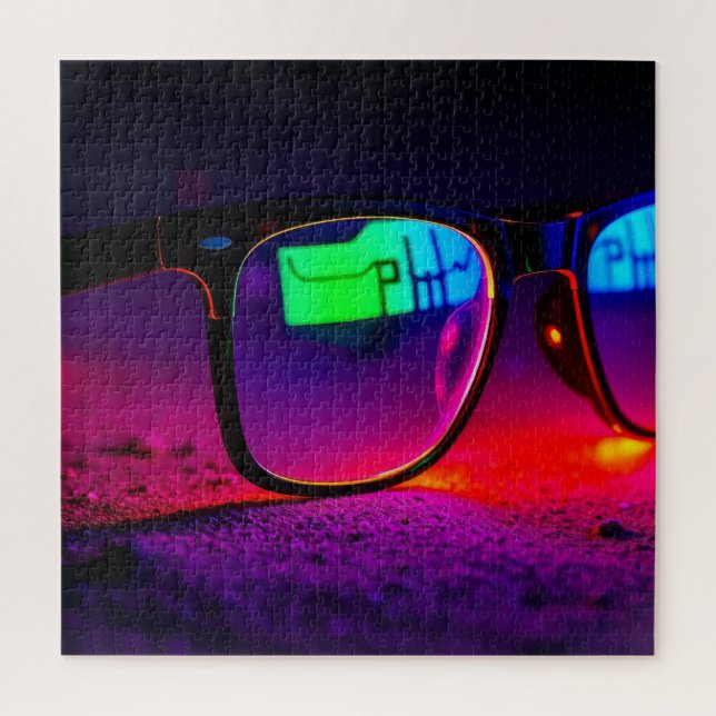 Puzzle Lunettes Colorées (Vertical)
