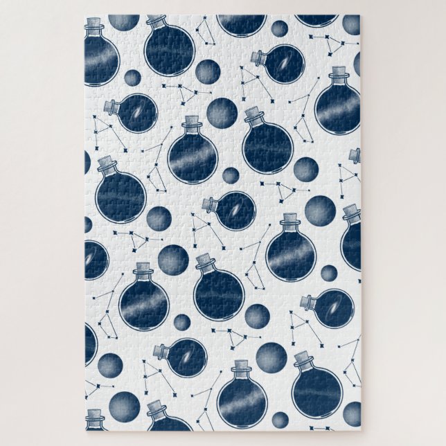 Puzzle L'univers dans une bouteille difficile (Vertical)