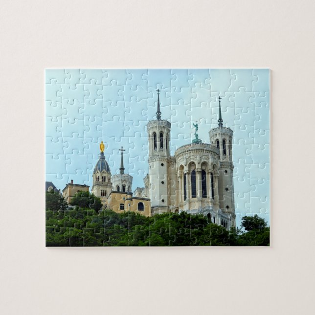 Puzzle Lyon, France Bascilica - 8x10 - 110 pcs. (Horizontal)
