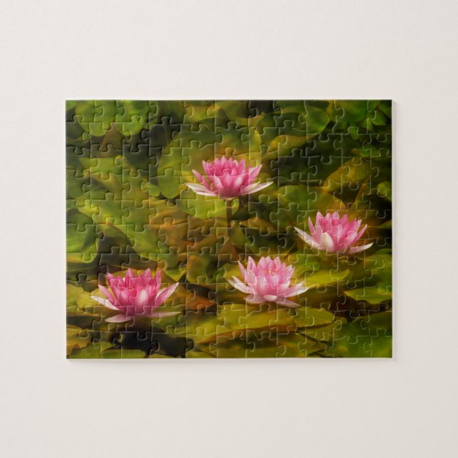 Puzzle Lys d'eau artistique, Californie (Horizontal)