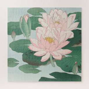 Puzzle Lys d'eau du bloc de bois japonais