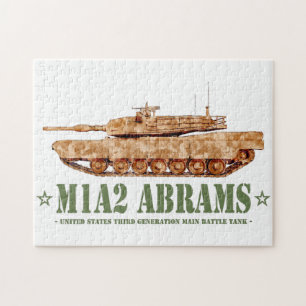 Puzzle M1A2 Abrams US MBT Tank Desert Storm Vétérinaire