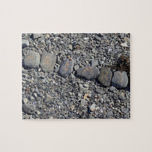 Puzzle M. et Mme Beach Rocks à Bar Harbour (Horizontal)