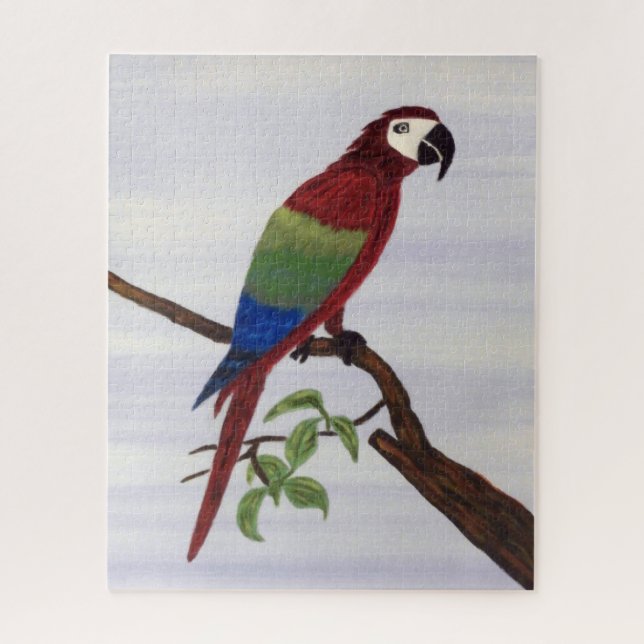 Puzzle Macaw Parrot (Vertical)
