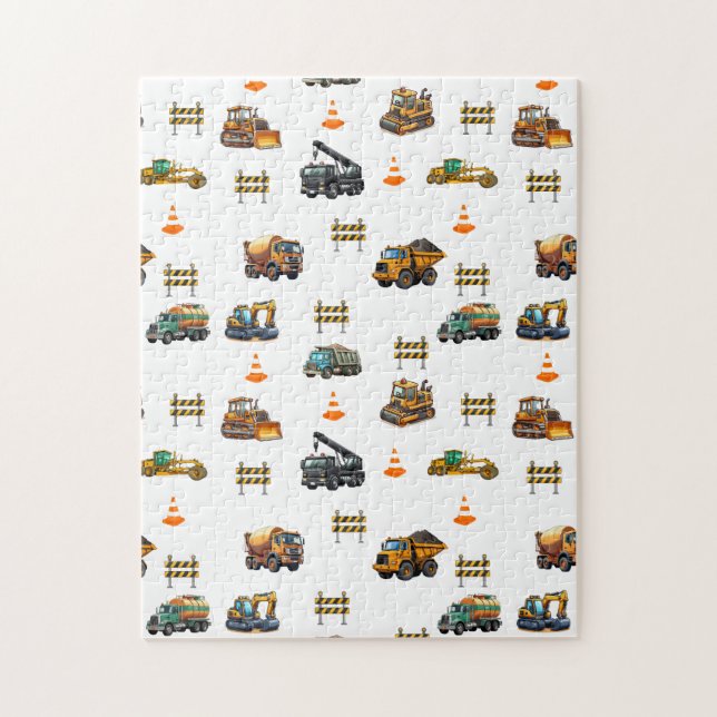 Puzzle Machinerie de construction  (Vertical)