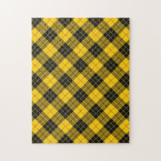 Puzzle MacLeod Tartan Plaid Motif (Vertical)