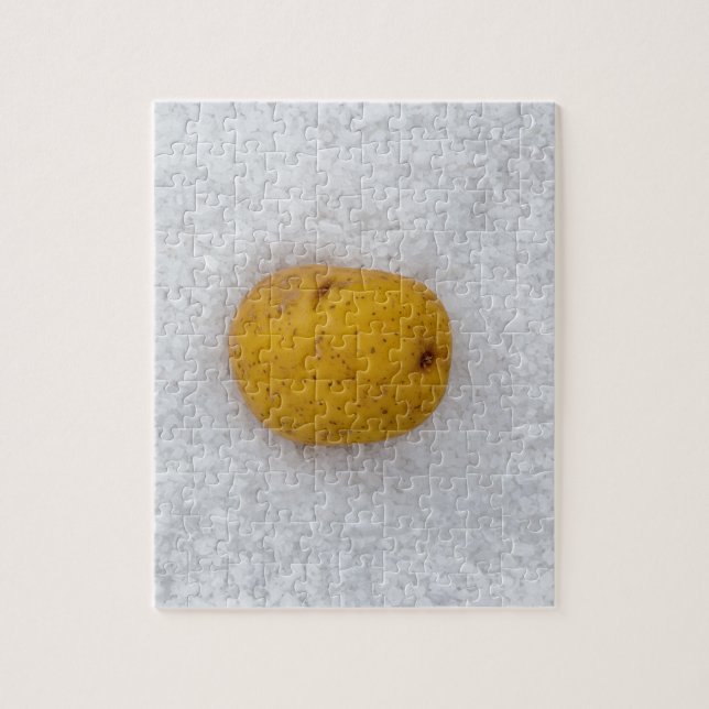 Puzzle Macro de pomme de terre comme arrière - plan avec  (Vertical)