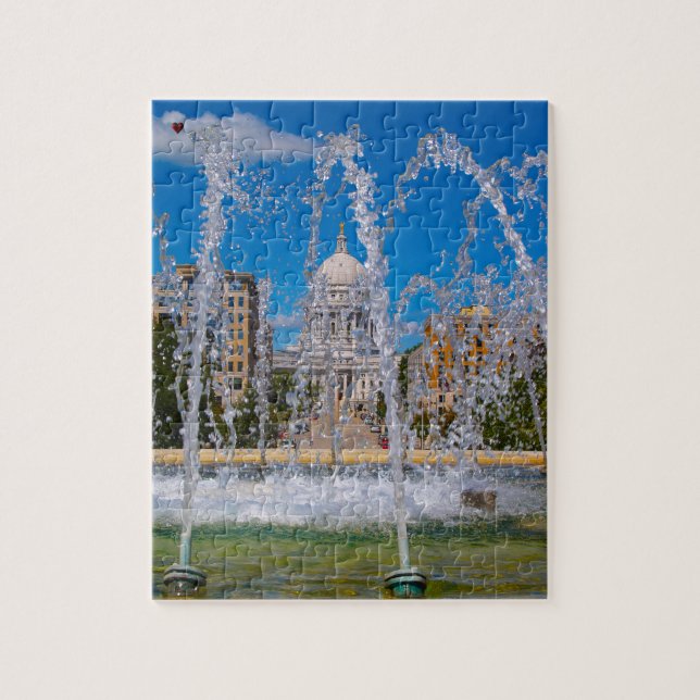 Puzzle Madison Wisconsin (Vertical)