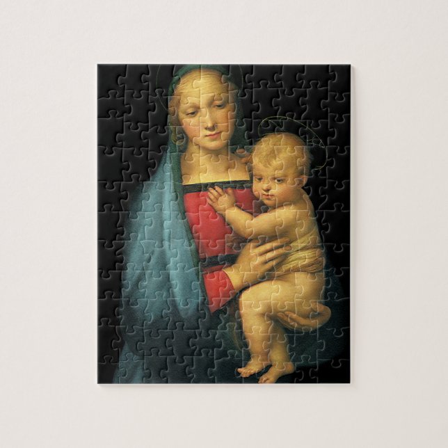 Puzzle Madonna And Child, Madonna del Granduca par Raphae (Vertical)