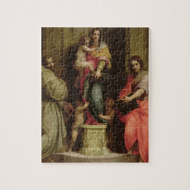 Puzzle Madonna des harpies, 1517 (huile sur le panneau) (Vertical)