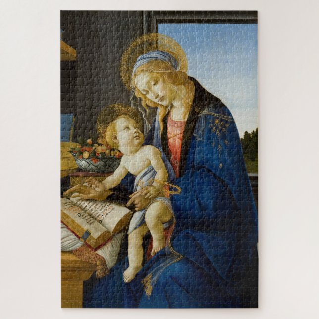 Puzzle Madonna du livre (Vertical)