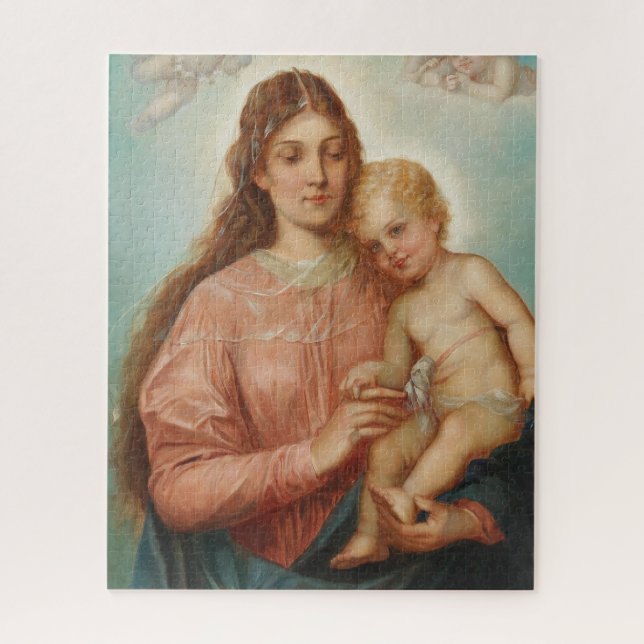 Puzzle Madonna et l'enfant (Vertical)