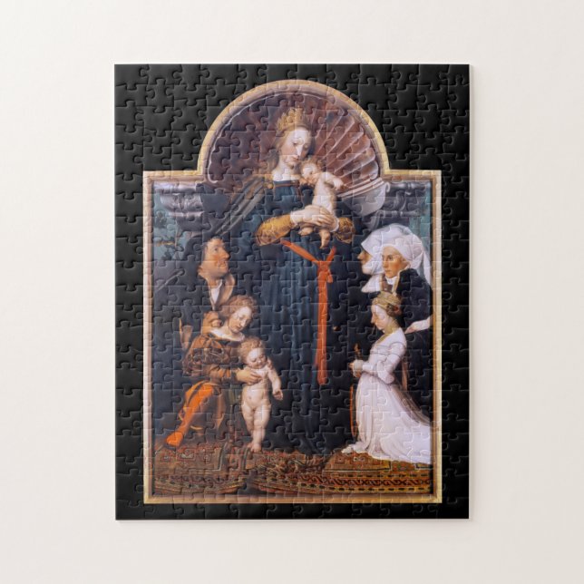 Puzzle Madonna, Holbein the Younger (Vertical)