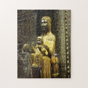 Puzzle madonna noir Montserrat