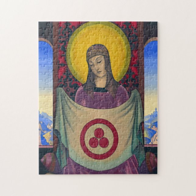 Puzzle Madonna Oriflamma par Nicholas Roerich (Vertical)