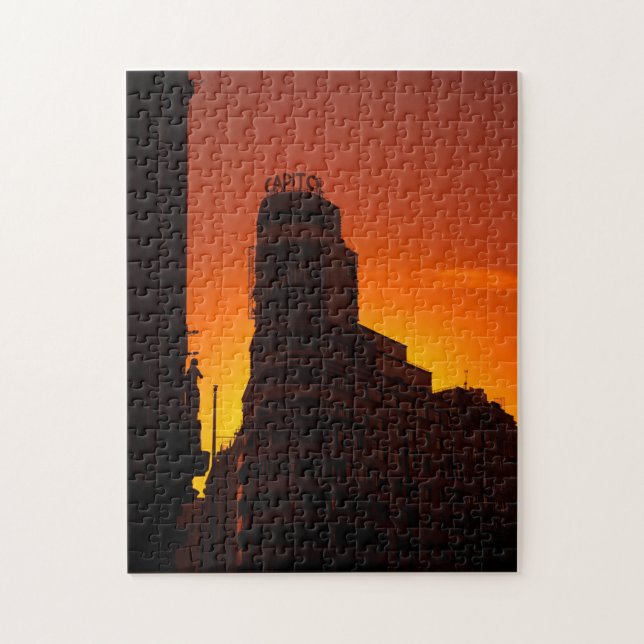 Puzzle Madrid sundown (Vertical)