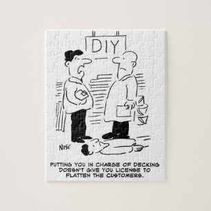 Puzzle Magasin de détail Superstore Travailleur et gestio