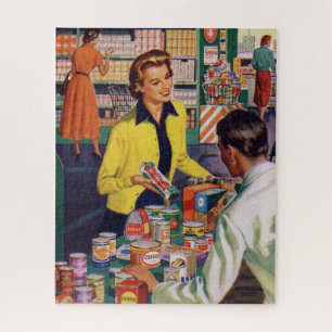 Puzzle Magasin d'épicerie vintage Retro