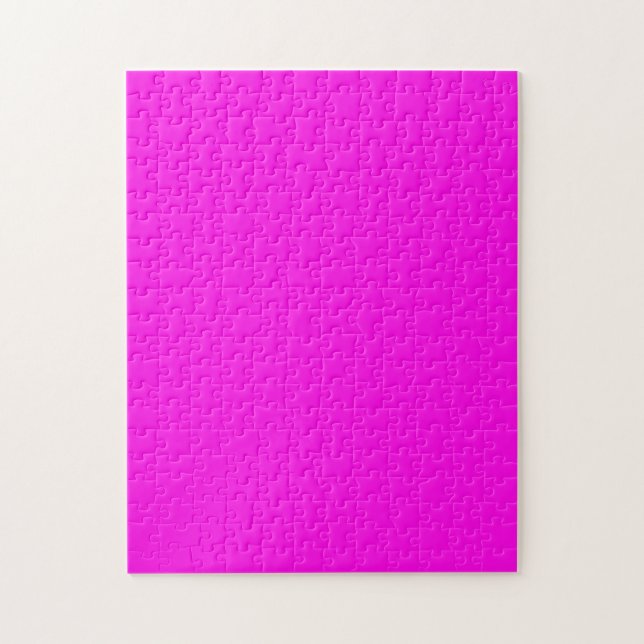 Puzzle Magenta brillant (couleur solide) (Vertical)