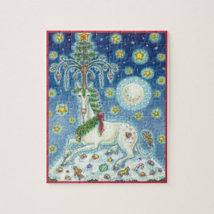 PUZZLE MAGIC CHRISTMAS UNICORN, IMAGINAIRE VACANCES PUZZL