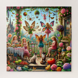 Puzzle Magical Fairy Garden Enchanted Tea Party