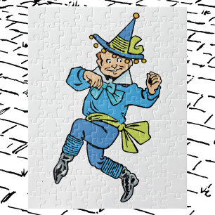 Puzzle Magicien vintage d'Oz, mignon garçon de danse Munc