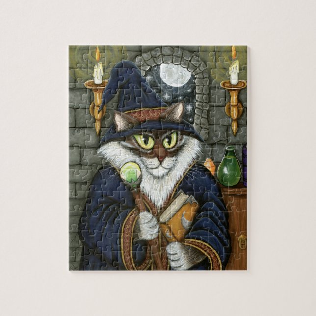 Puzzle magique de sorcier de magicien de MERLIN de (Vertical)