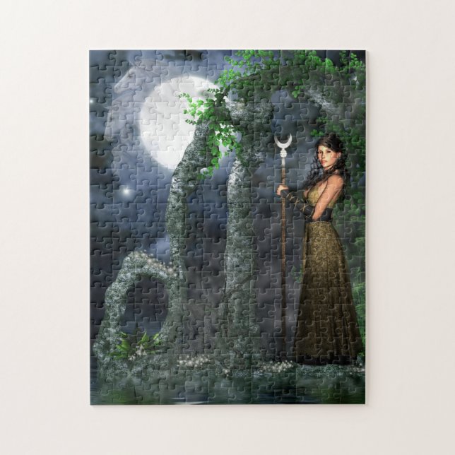 Puzzle magique - déesse de lune (Selene) (Vertical)