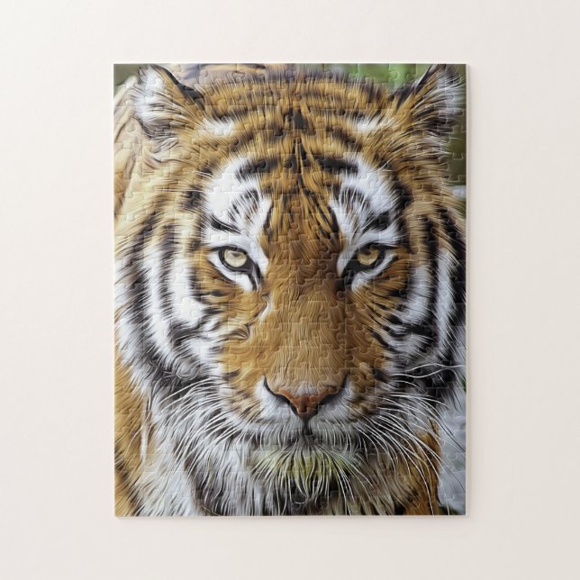 Puzzle Magnificent Tiger | Big Cats (Vertical)