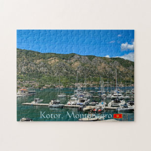 Puzzle Magnifique baie de Kotor au Monténégro voyage