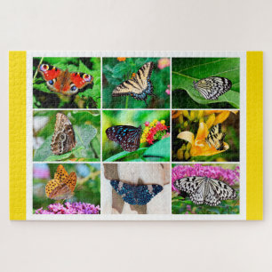 Puzzle Magnifique Collage de Papillons, 12 ans et +, 1014
