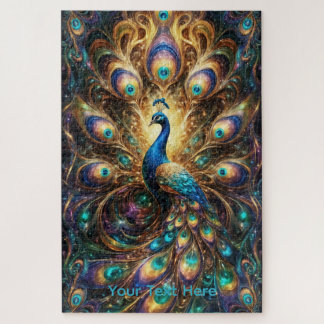 Puzzle Magnifique oiseau paon pour adultes et enfants