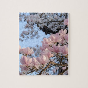 Puzzle Magnolias, Puzzle, (8" x 10", 110 pièces)