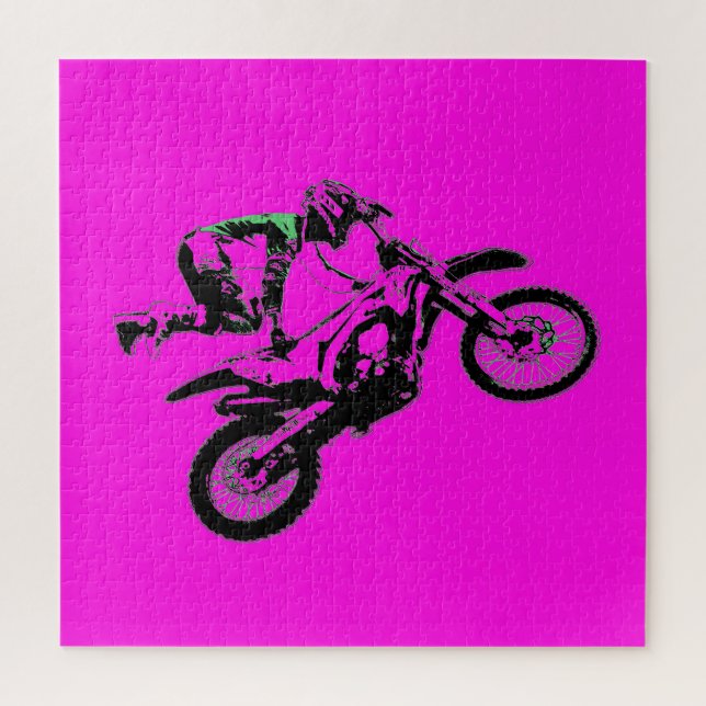 Puzzle Maintien en marche - Motocross Stunt Freestyle (Vertical)