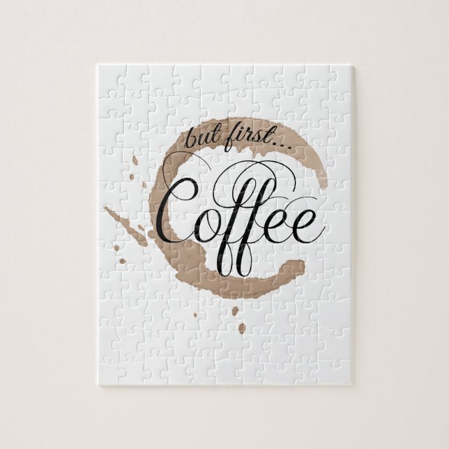 Puzzle Mais d'abord, café… (Vertical)