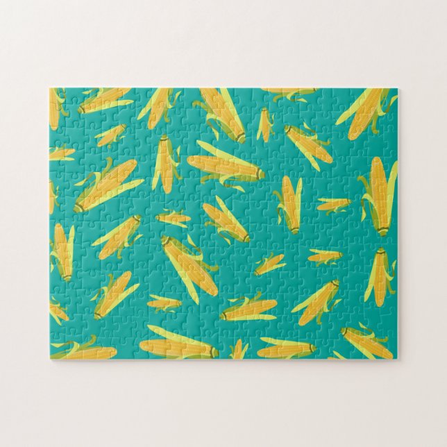Puzzle Maïs Sur Le Motif Cob (Horizontal)
