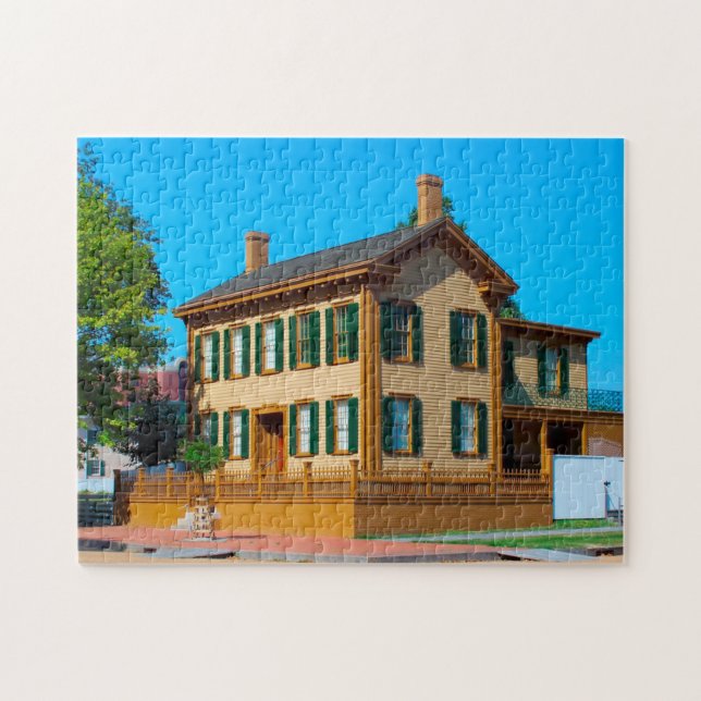 Puzzle Maison Abraham Lincoln. (Horizontal)