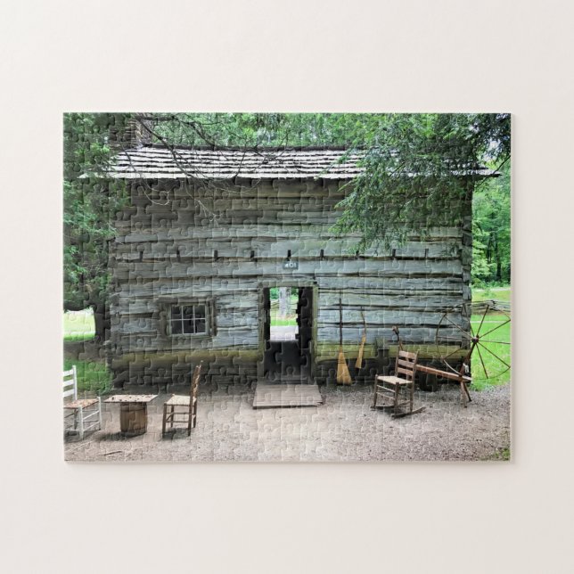Puzzle Maison Appalachian à Mabry Mill, Virginie (Horizontal)