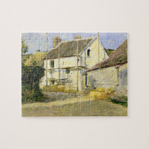 Puzzle Maison avec échafaudage (construction Vintage)