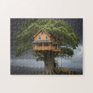 Puzzle Maison d'arbre ronde