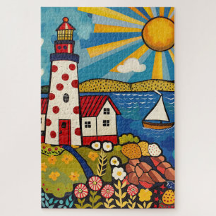 Puzzle Maison de lumière florale capricieuse