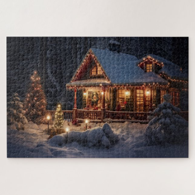 Puzzle Maison de Noël (Horizontal)