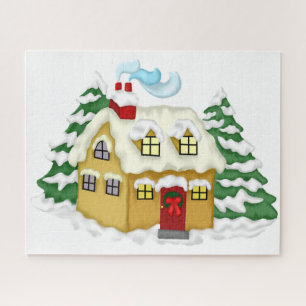 Puzzle Maison de Noël