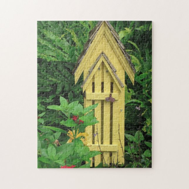 Puzzle Maison des papillons dans la nature (Vertical)