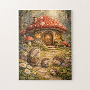 Puzzle Maison du champignon du hérisson