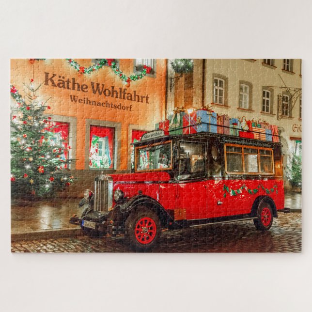 Puzzle maison du Père Noël en Allemagne (Horizontal)
