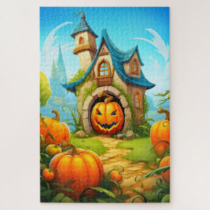 Puzzle Maison Hantée Festive   Bonne Halloween